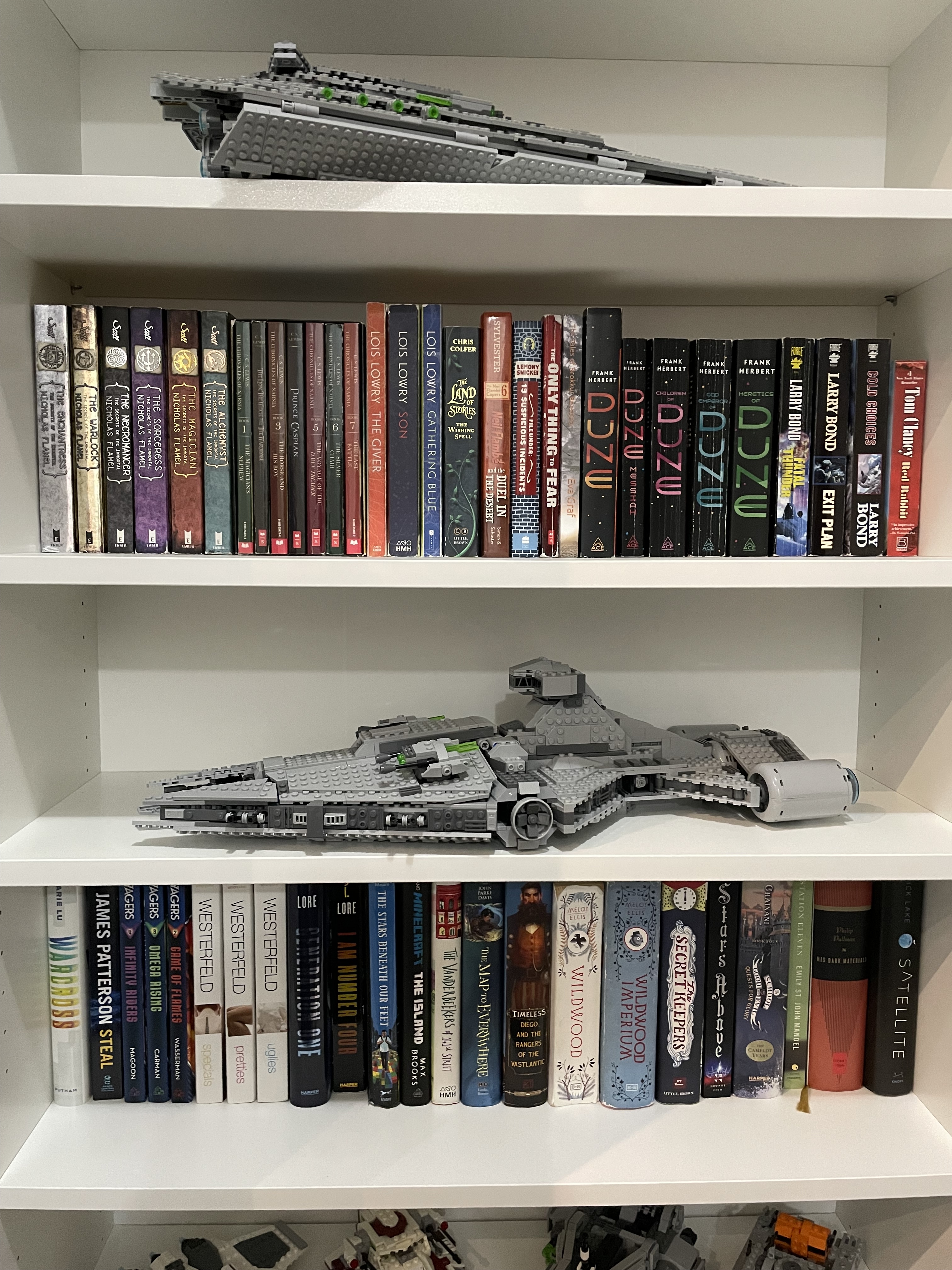 A picture of my bookshelf