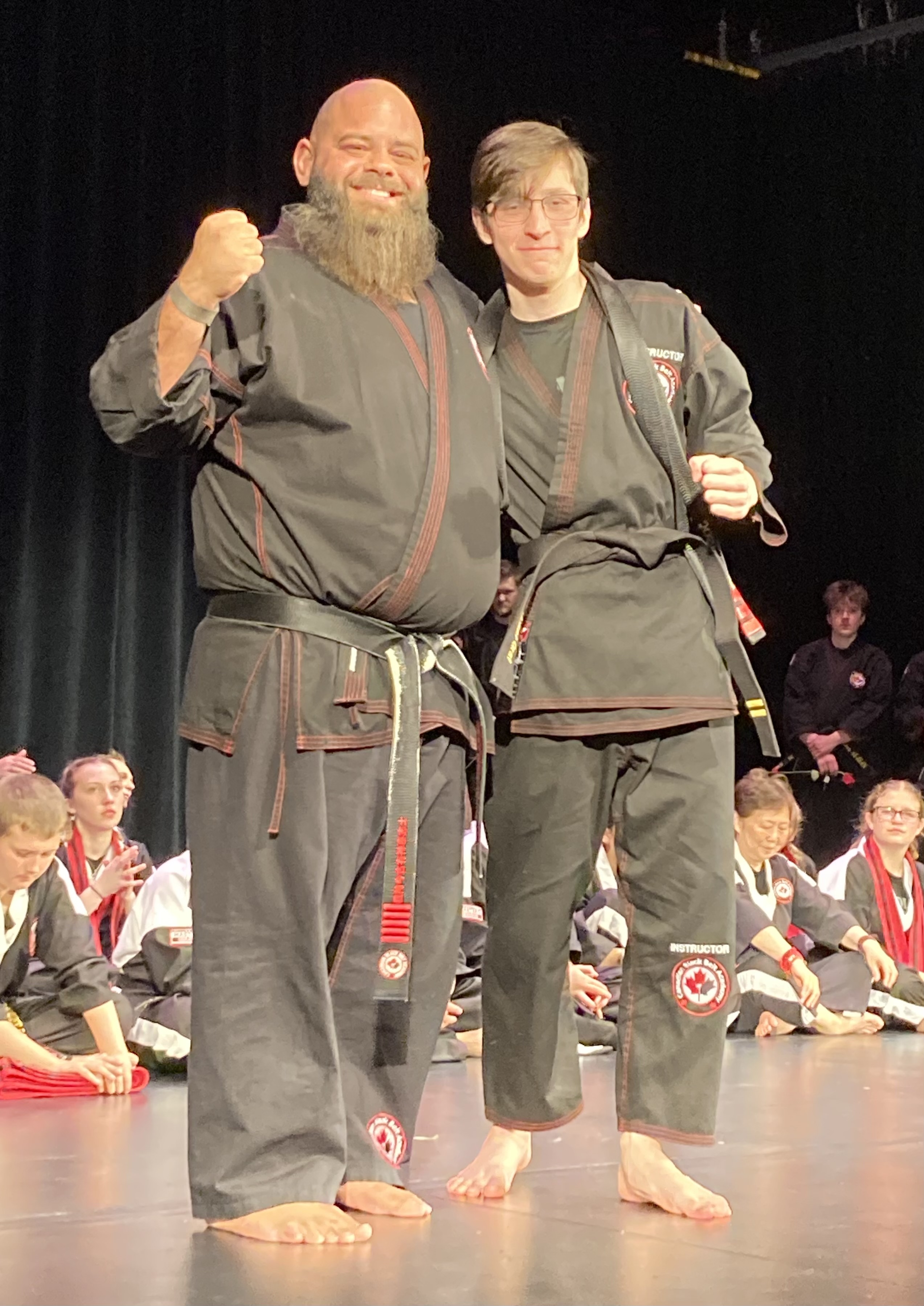 Me with my second-degree black belt